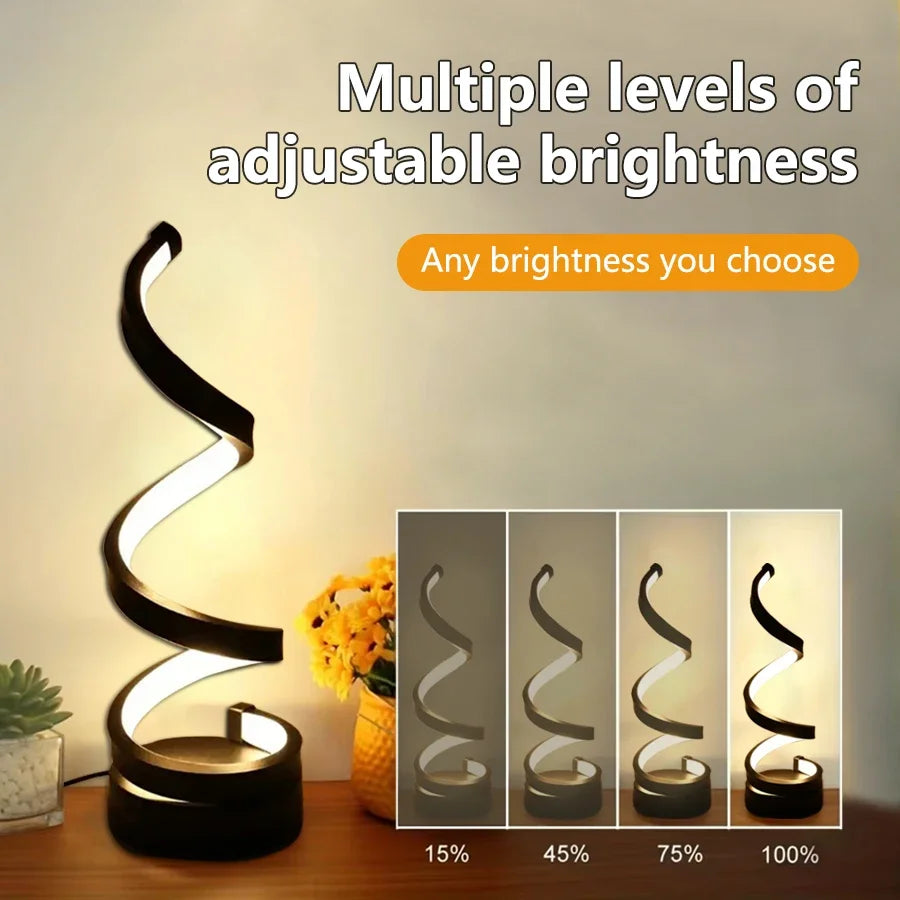 Modern Spiral Night Light