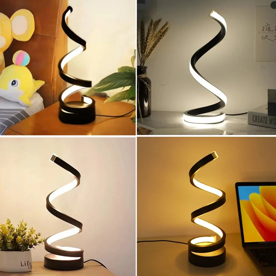 Modern Spiral Night Light