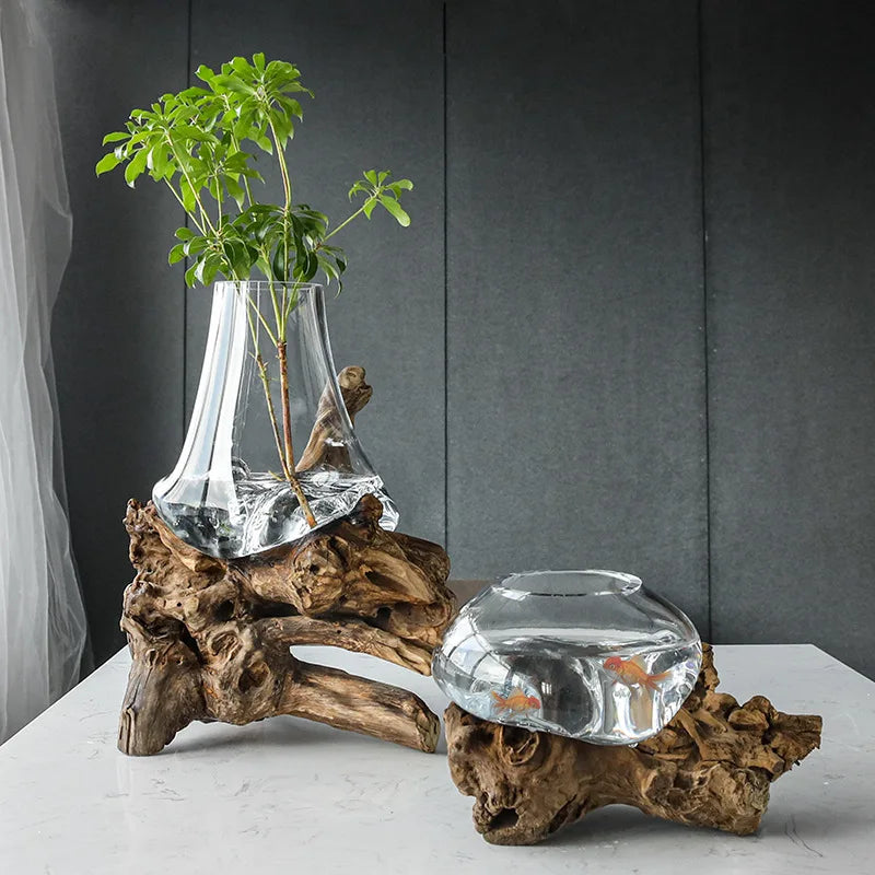 Glass Bonsai Vase