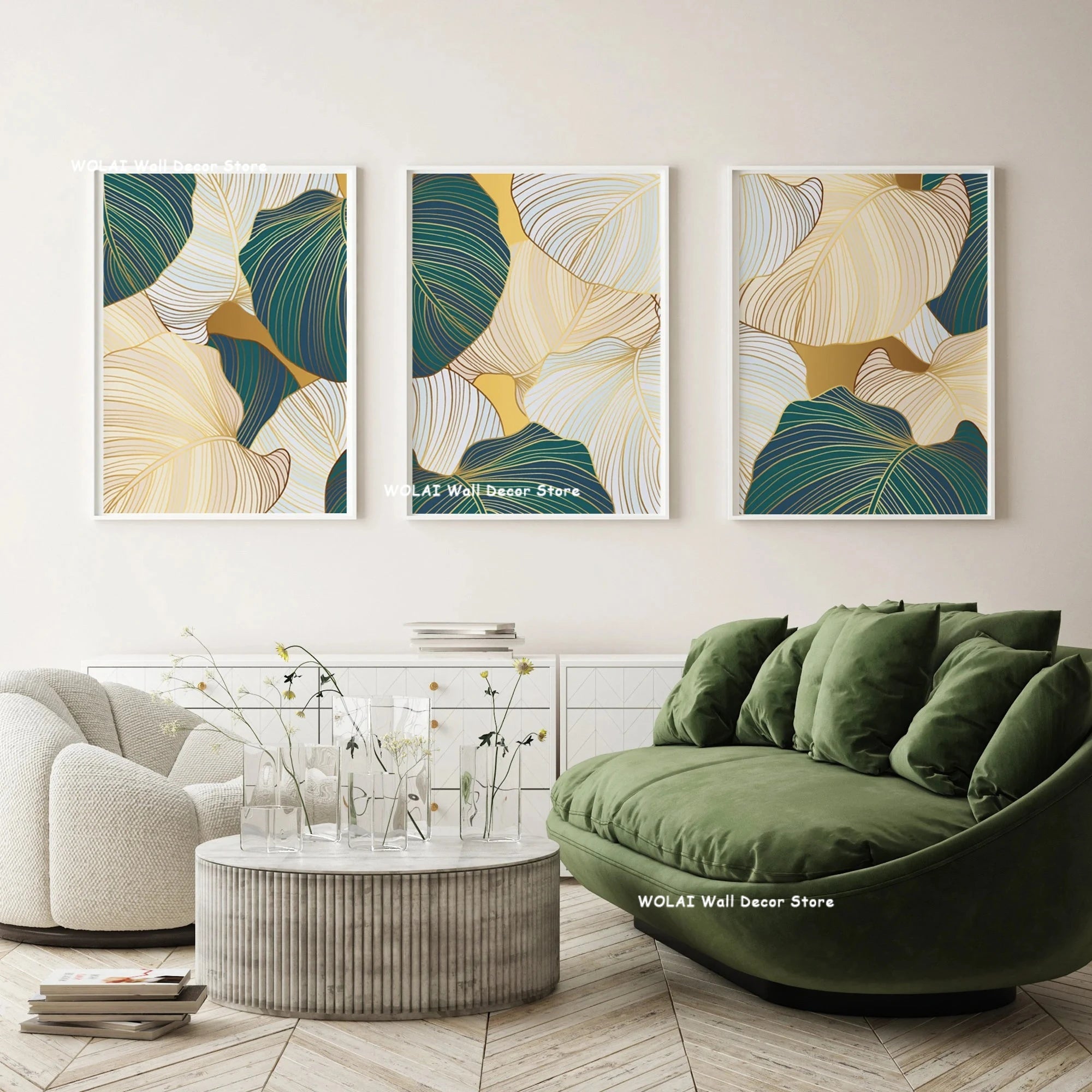 Boho Sun Mountain Canvas Set